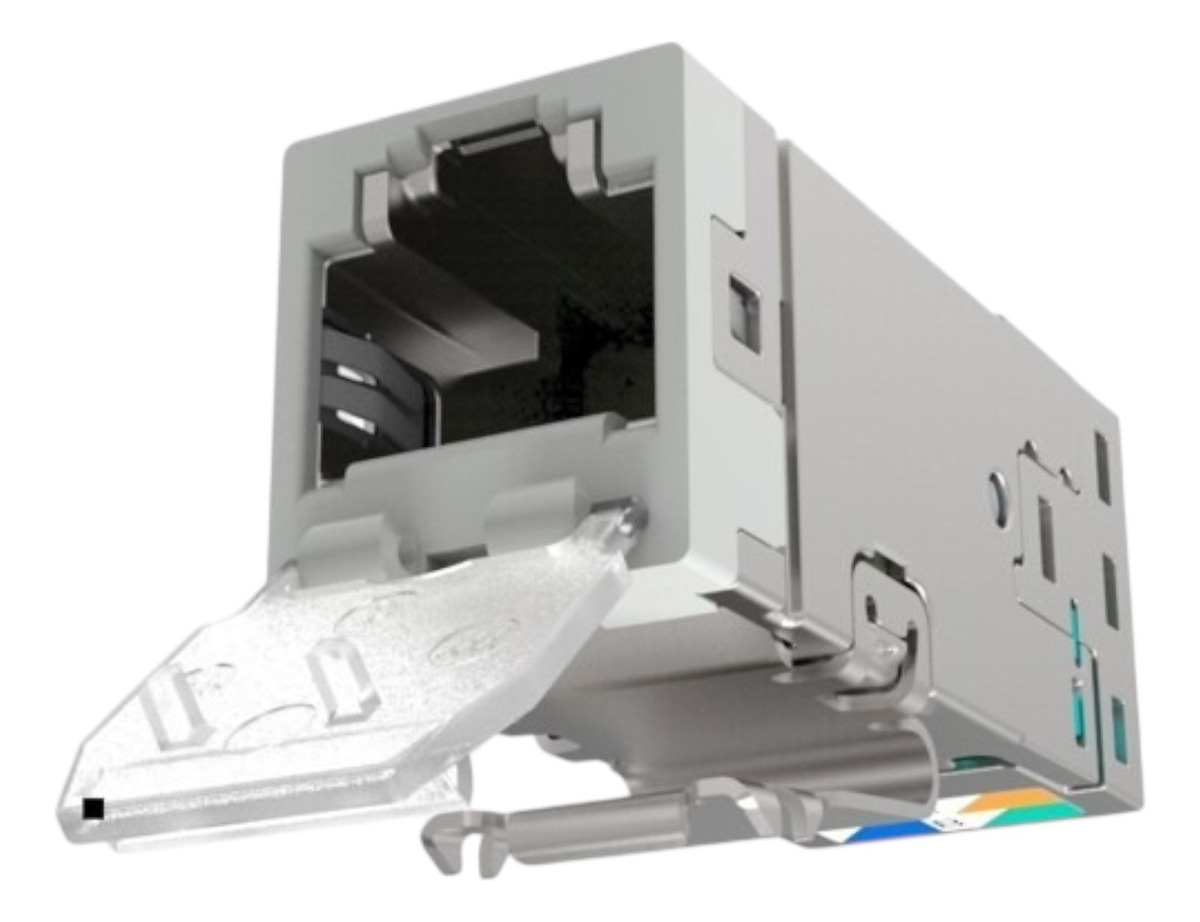 Jack Rj45 Twist Slx Commscope Cat 6a Blindado 2153365-4 X6u - Imagen 2