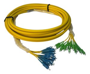 Multipatch Breakout 8 Mts Sc/apc Sc/upc 16 Fibras Patch Cord