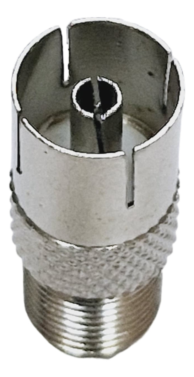 Conector Adaptador Tv Pin Grueso Hembra A F Hembra X10 Unids - Imagen 3