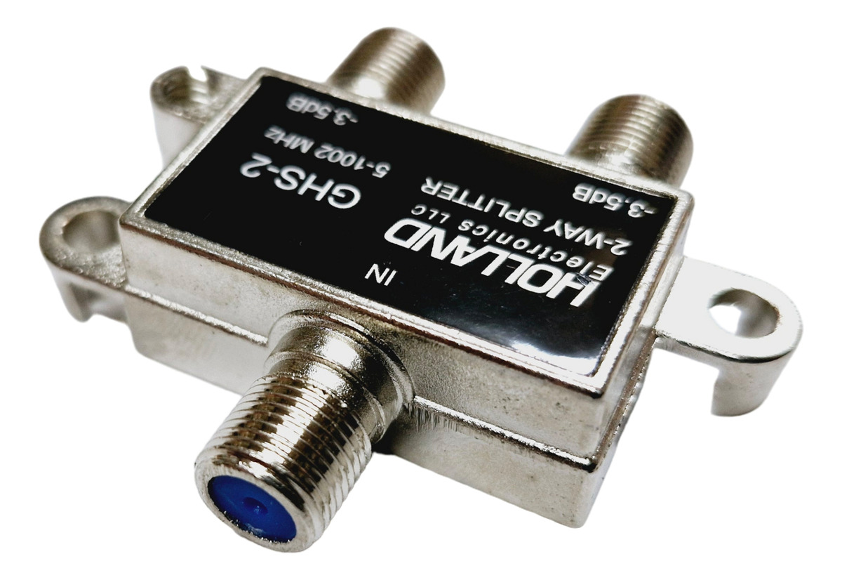 Derivador Splitter De Señal Holland Ghs-2 Coaxil Tv Conector - Imagen 8