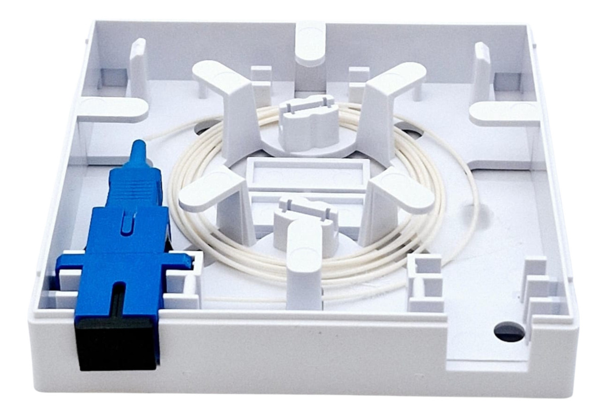 Roseta Fibra Optica Ftth Sc/apc Tornillo Precinto Manguito