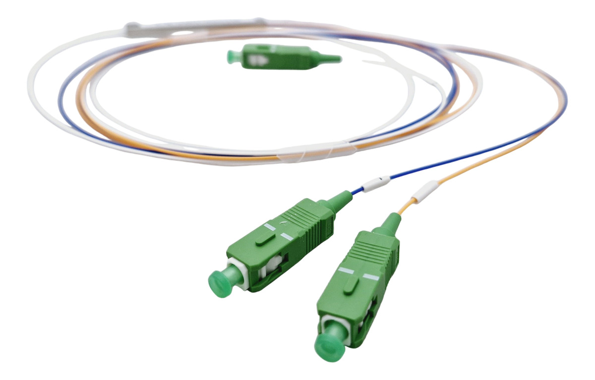 Derivador Splitter Fo Plc 1x2 Conectorizado Sc/apc X10 Uds - Imagen 2