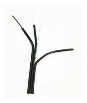 Fibra Óptica Drop Plana 2 Pelos C/ Tensor X100 Mts G657a