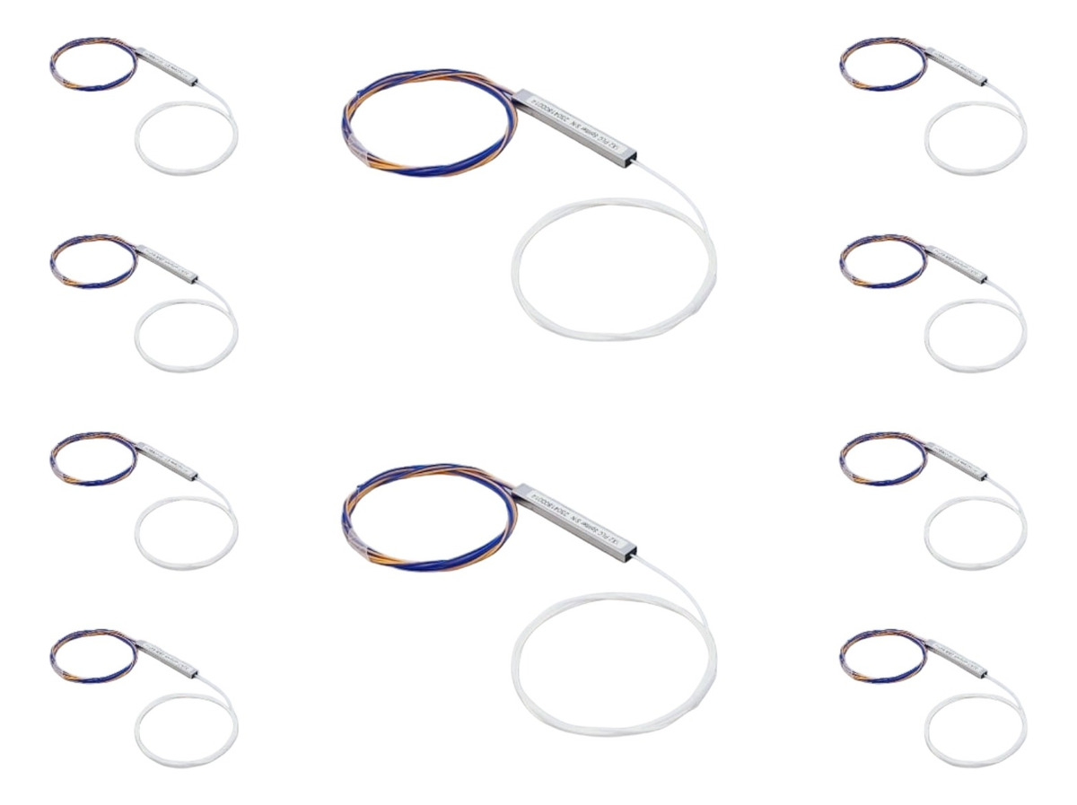 Derivador Splitter D Fibra Optica Fusion 1x8 S/conector X10u