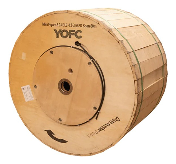 Fibra Optica Autosoportada Adss Yofc 24h Rollo 4km Tubo Suel - Imagen 2