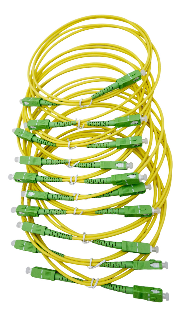 Patch Cord Fibra Optica Sc/apc A Sc/apc 1 Mts 3mm X10 Unids - Imagen 7