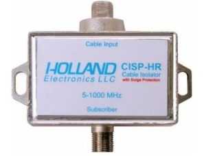 Protector De Tension Coaxil Holland P/ Led Modem 1 Ghz Cisp