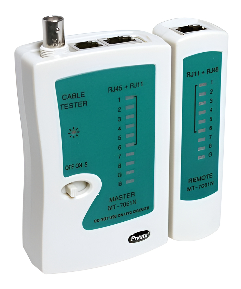Tester Cable Red Rj11 Rj45 Bnc Proskit 7051n Probador Funda
