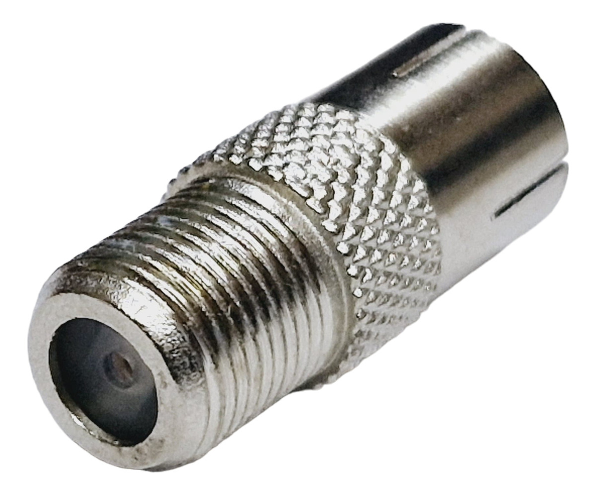 Conector Adaptador Tv Pin Grueso Hembra A F Hembra X10 Unids - Imagen 2