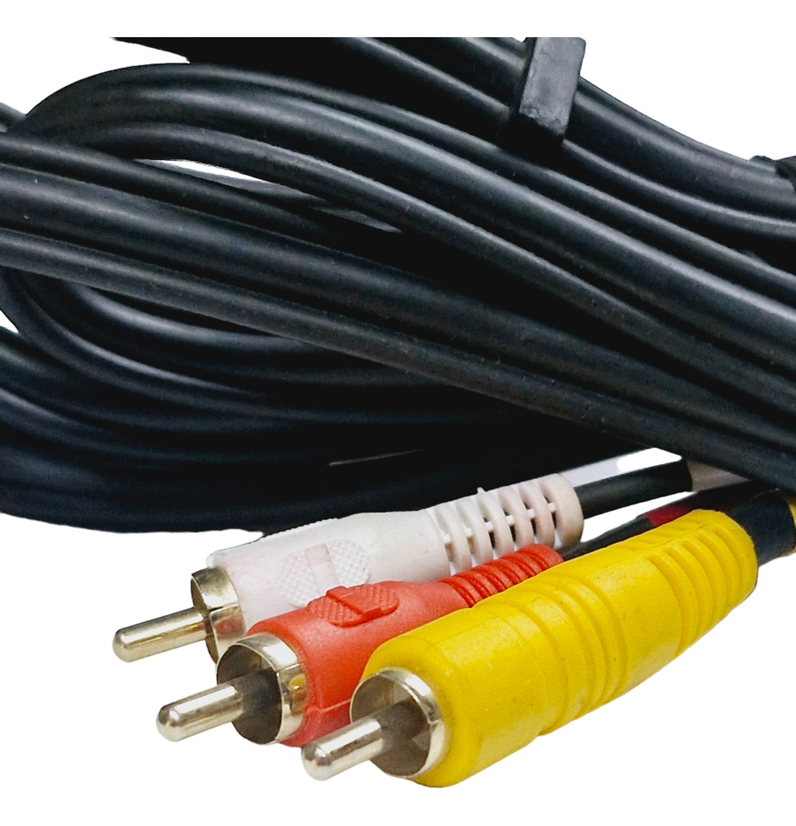 Cable Audio Video 1.5 Mts Rca Gold 3x3 Macho Tv Lcd Dvd Cctv - Imagen 3