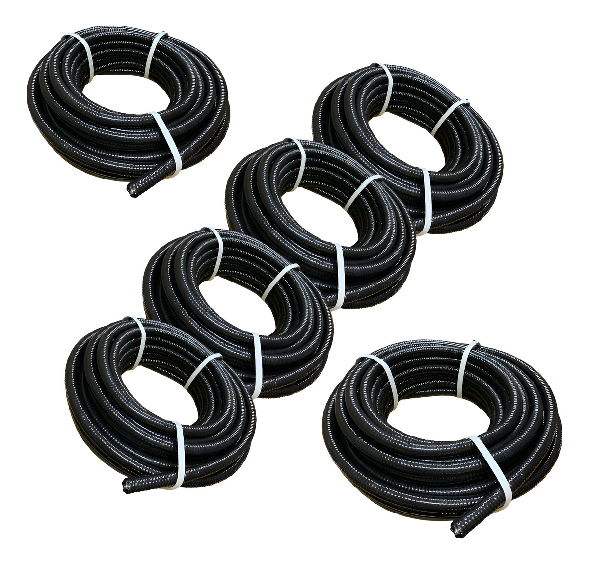 Caño Metálico Flexible + Pvc Antirroedor 7/8 X25mts X4uds