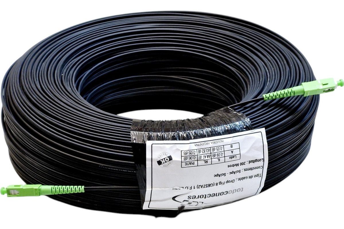 Patch Cord Dro Fibra Optica Conectorizado Sc/apc X1000 Mts - Imagen 3