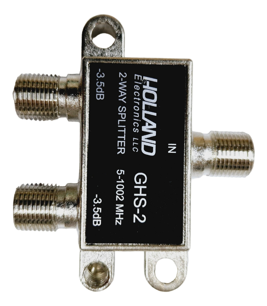 Derivador Splitter De Señal Holland Ghs-2 Coaxil Tv Conector - Imagen 7