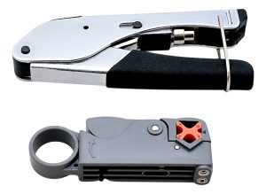 Kit De Herramientas Pela Cable + Pinza De Compresión Koion