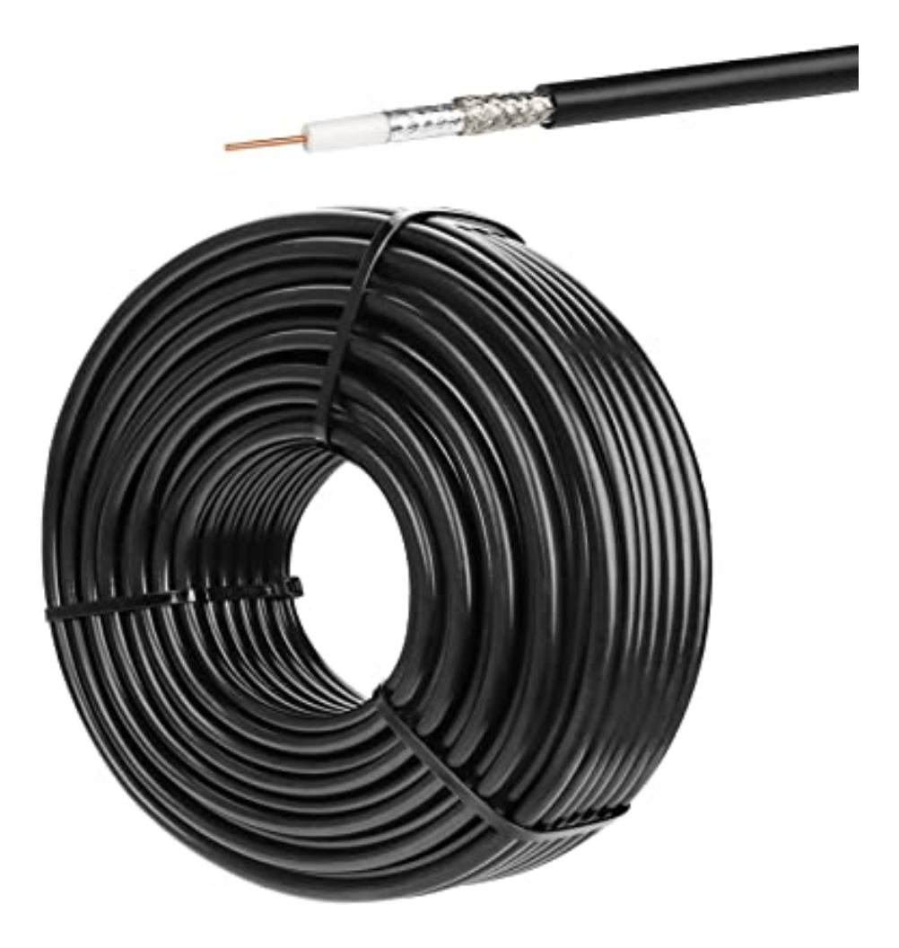 Cable Coaxil Rg 6 Trishield Importado Cabletech X 10mts - Imagen 2