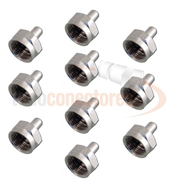 Conector Terminal F C/ Carga De 75 Ohm Holland P/ Derivador - Imagen 2