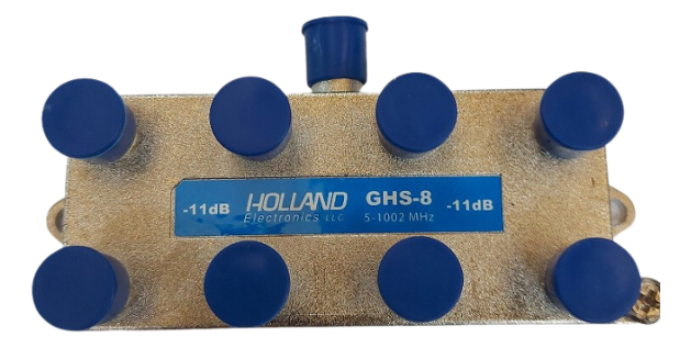 Derivador Splitter De Señal Holland Ghs-8 Tv Hd Tda Coaxil - Imagen 4