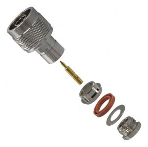 Conector N Macho Solder Rg-58 Amphenol 34025 Rfx X10u