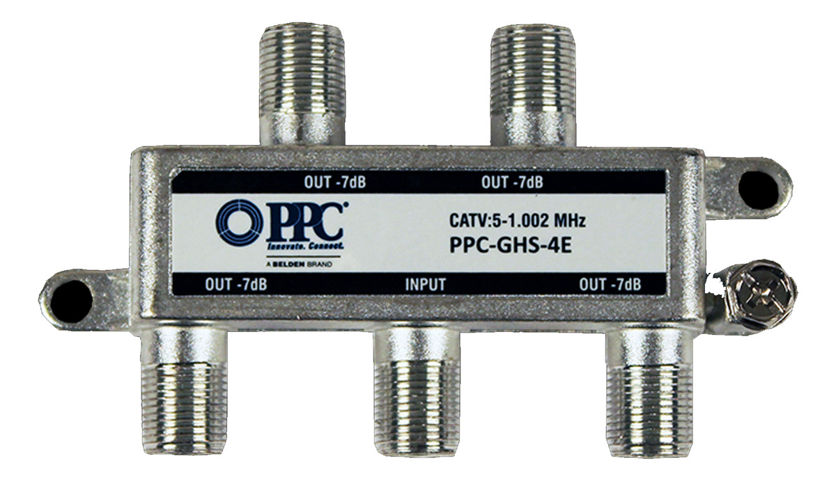 Derivador Splitter De Tv 1.2 Gb Ppc Ghs-4e Belden X10 Unids - Imagen 2