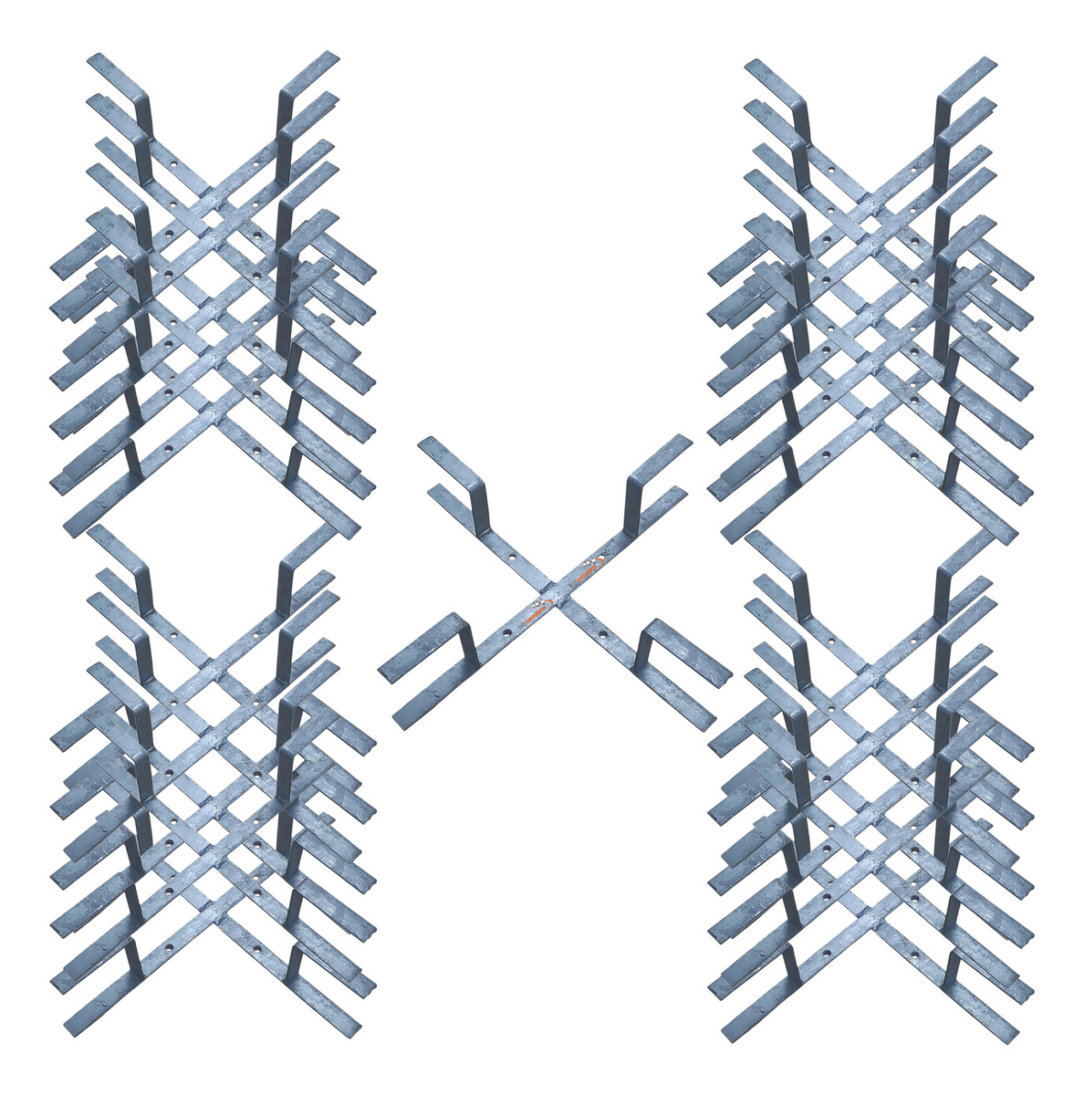 Cruz De Reserva 35 X 35cm Galvanizada Para Fibra Optica X50u - Imagen 2