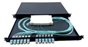 Odf Pachera Multimodo 24 Pigtail 12 Acoplador Duplex Om3 Lc