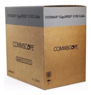 Cable U/utp Systimax Cat6a Gigaspeed X10d(R) 1091b Etl X305mts