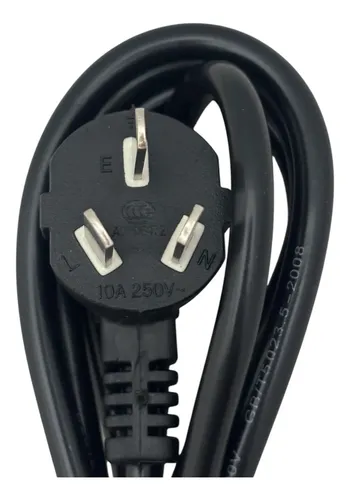 Cable De Tension Pc Fuente Power Interlock Iram 1.8mts X10u - Imagen 4