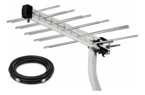 Kit Antena Tda Isdb-t Tv Digital Hd + Cable + Conector