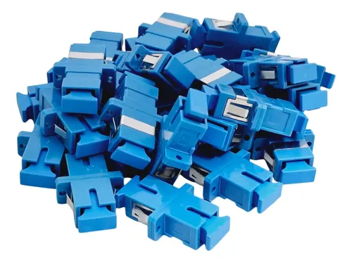 Acoplador Adaptador De Fibra Optica Monomodo Sc/upc Pc X100 - Imagen 7