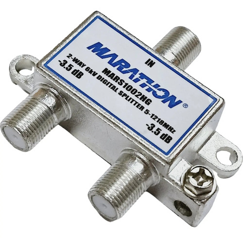 Derivador Splitter De Señal Marathon 2 Vias Coaxil Conector