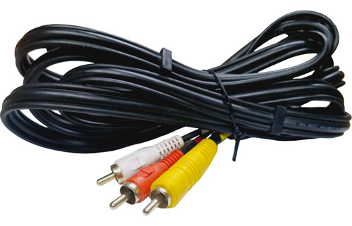 Cable Audio Video 1.5 Mts Rca Gold 3x3 Macho Tv Lcd Dvd Cctv - Imagen 4