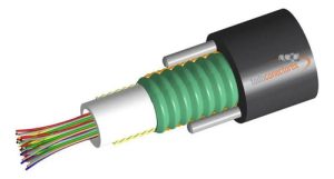 Fibra Optica Os2 S/gel 12 Hilos Commscope Armadura X500 Mts