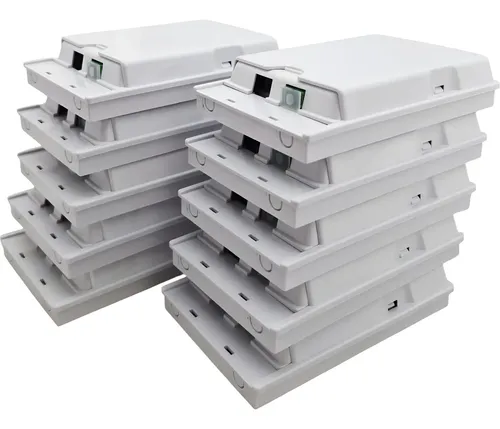 Roseta Fibra Óptica Ftth Acople Sc/apc Tapa Cobertora X10