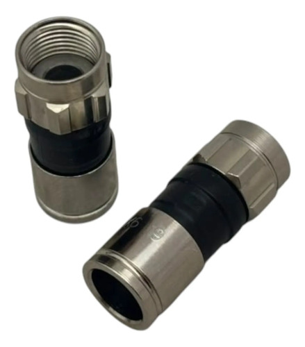 Conector F-6 De Compresión Para Rg-6 Ppc X 50 Unidades - Imagen 3