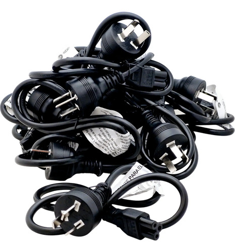 Cable Power Trebol Mickey Notebook 3x075 70 Cm Iram2073 X10 - Imagen 3
