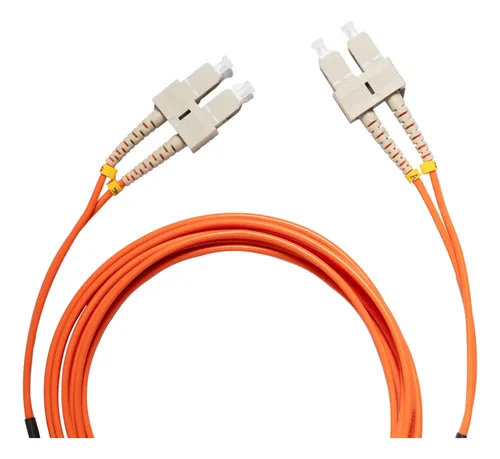 Patch Cord Sc/pc Sc/pc Multimodo Duplex 62.5/125 Om1 5mts X5 - Imagen 3