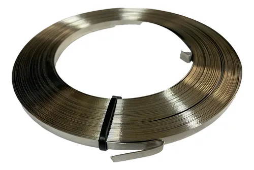 Suncho Fleje Acero Inoxidable 0.301 Real 1/4 X30mts Inox-ban - Imagen 2