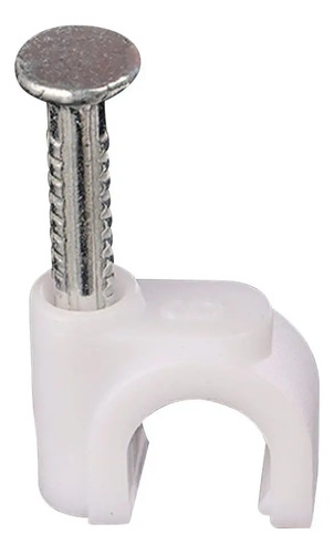 Grampa Clip Omega P/ Coaxil Holland Clavo Acerado X10 Unids - Imagen 2