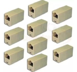 Union Cupla Rj-45 Hembra Hembra Cable Utp Red Fichas Rj-45
