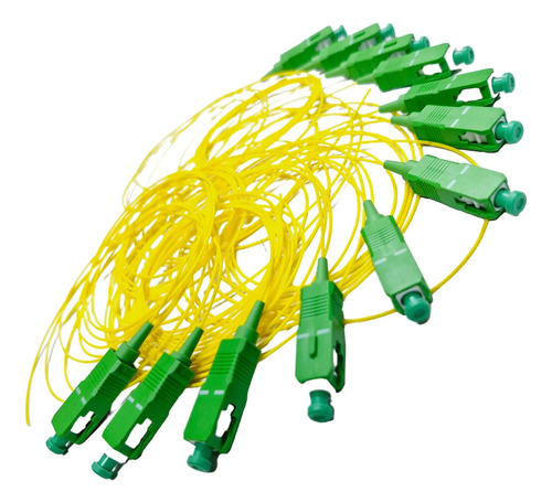 Pigtail Patchcord Fibra Óptica Sc/apc 0.9mm Simple 1m X12uni - Imagen 2