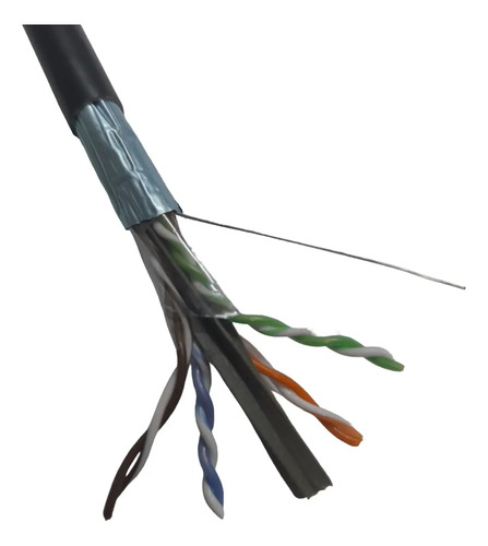 Cable Utp Ftp Firenet Doble Vaina Con Pantalla Y Descarga - Imagen 3