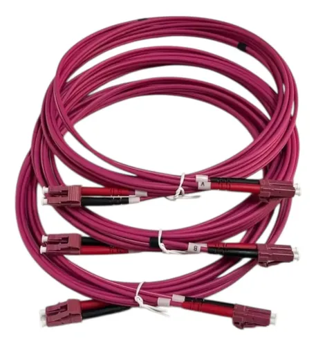 Patch Cord Lc/pc Multimodo Om4 Duplex 50/125 2mm 3mts X3u - Imagen 2