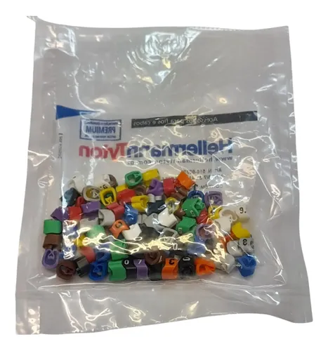 Nomenclador Identificador D Cable Hellerman Mhg3/7 Del 0-9 - Imagen 4
