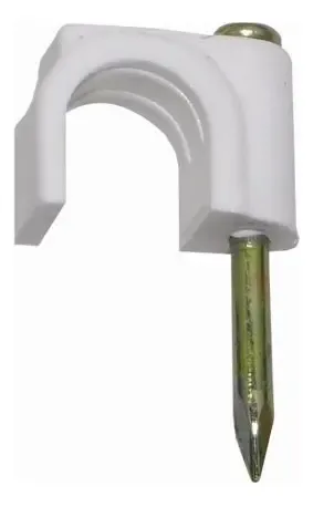Grampa Clip Omega P/ Coaxil Holland Clavo Acerado X10 Unids - Imagen 3