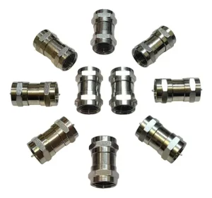 Adaptador F Macho - Male Holland P/ Coaxil Conector Pachera