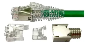 Plug Rj-45 Blindado + Capu Cat-6 Commscope X10u 6-2111979-3