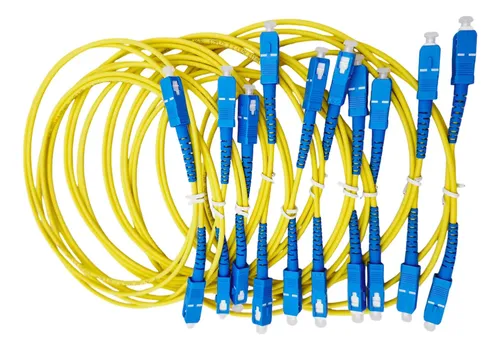 Patch Cord De Fibra Óptica Sc/upc A Sc/upc Pc 1 Mts X25 Uds - Imagen 6
