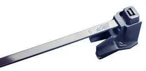 Separador Con Precinto Plastico Uv Negro 28cm X10 Unids