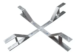 Cruz De Reserva 100 X 100cm Galvanizada Para Fibra Optica