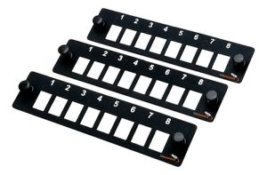 Frente Lgx P/ Modulo Vacio 8 Posiciones St Fc Sc Lc E200 X3u